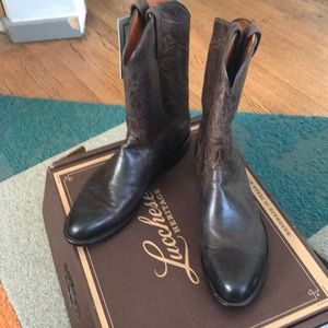 Lucchese Chocolate Madras Goat Boot